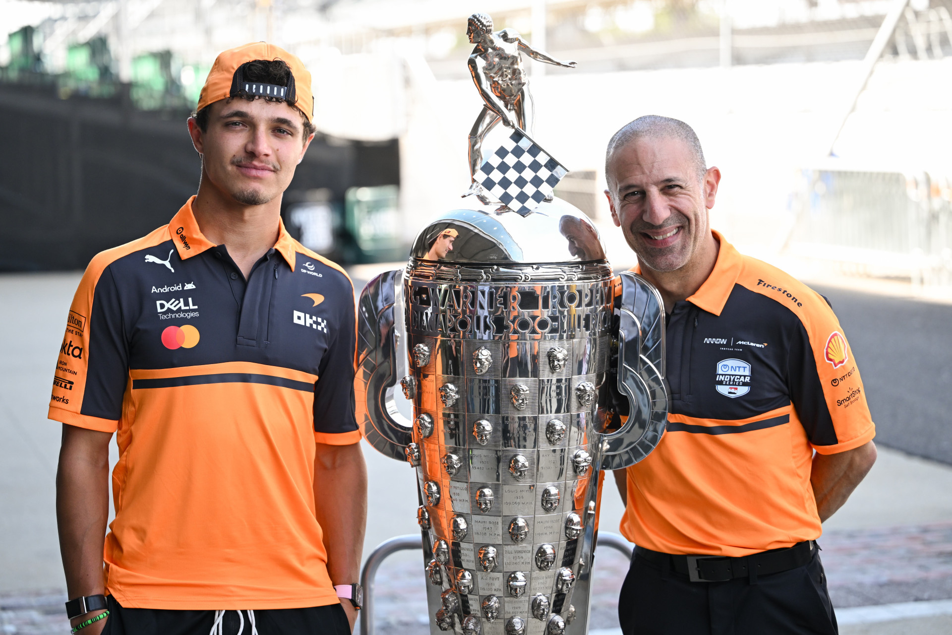 Norris flags Indy 500 interest with surprise speedway visit