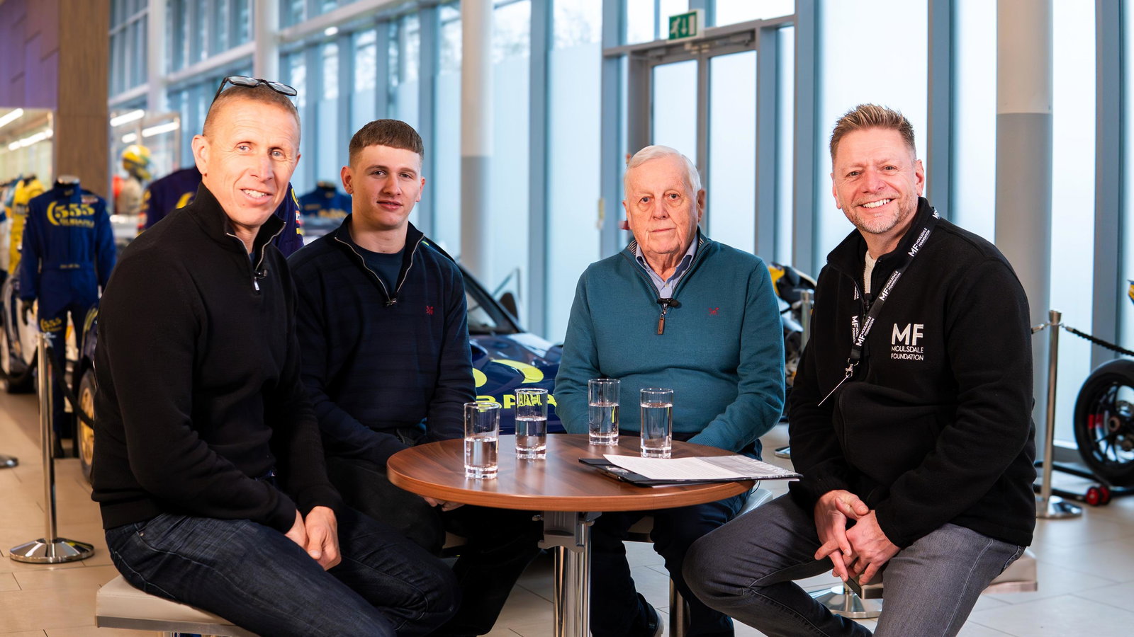 McRae family at the Moulsdale Foundation Classic and Performance Car Museum open day.