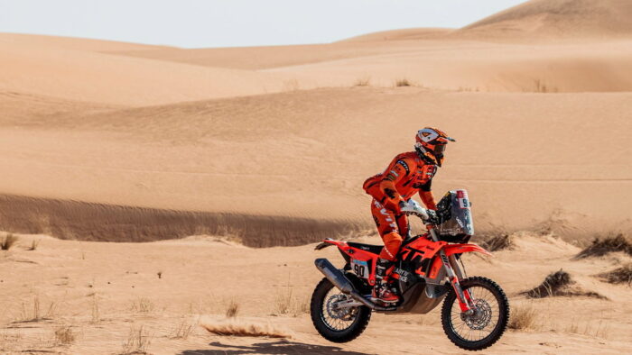 Danilo Petrucci 18th on stage nine of Dakar, Walkner regains the lead