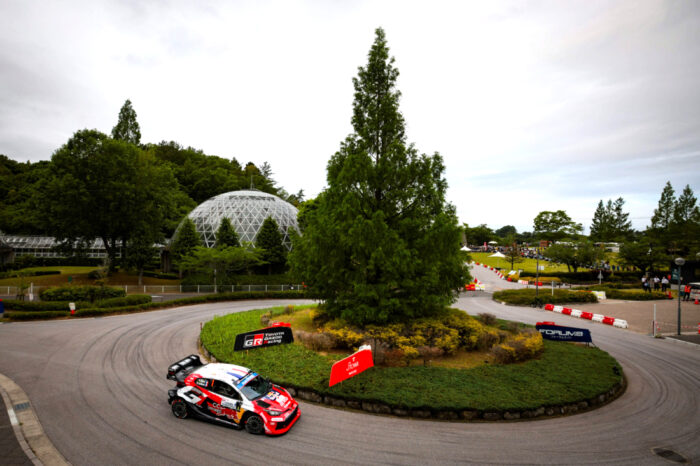 Ogier heads Toyota 1-2-3 on WRC Rally Japan shakedown