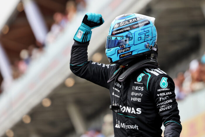 Russell steals Canadian GP pole from Antonelli