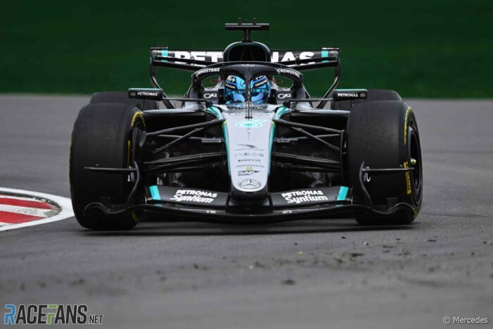 Russell given suspended €5,000 fine, Lawson and Hulkenberg avoid stop-and-go penalties | Formula 1